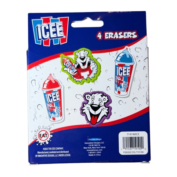 Innovative Designs ICEE 4 Erasers - Picture 2 of 3